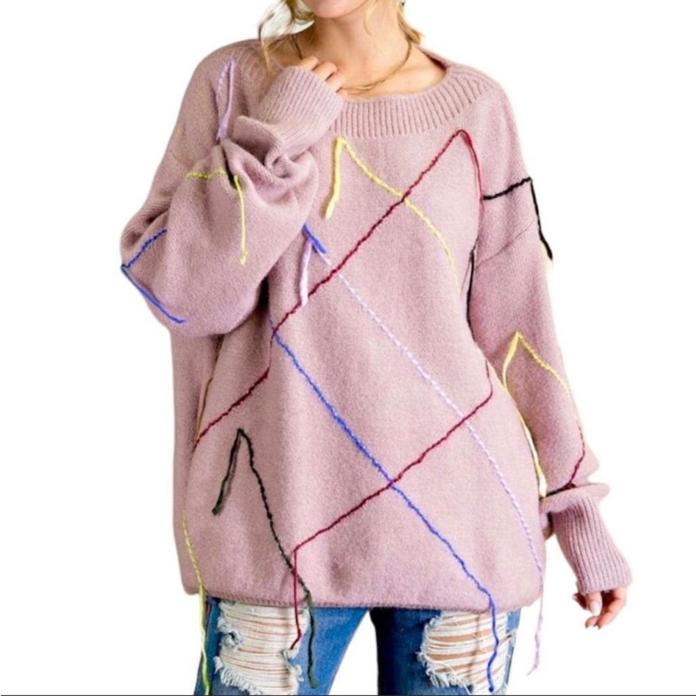 EASEL Jojo Loose Thread Sweater M